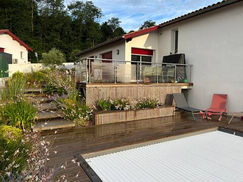 Family home with pool
