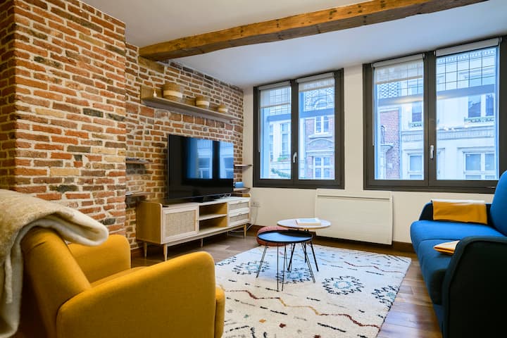 Duplex Rue Royale / Rooftop / Balnéo Spa - Lille