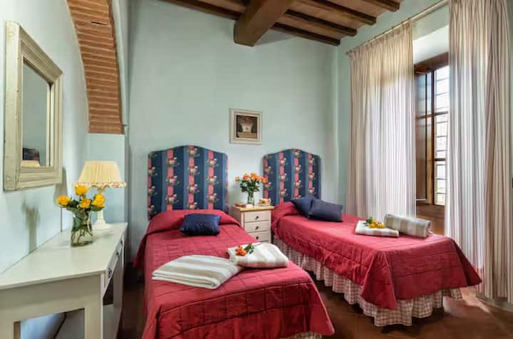 חדרי השינה הם 2, שניהם ממוקמים בקומת הקרקע.