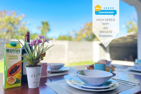 Close to hospital, fiber optic, private parking