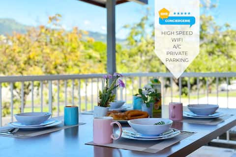 Private parking, Fiber optic, air conditioning