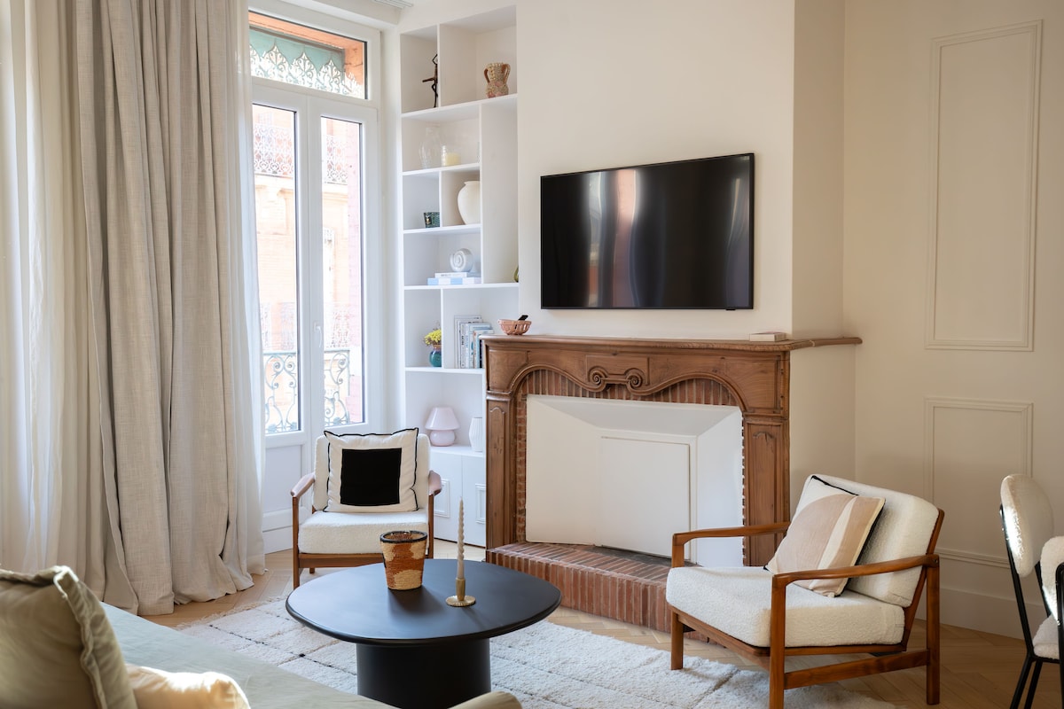 Propriété Airbnb réussie: Stylish apartment in the historic center of Toulouse à Capitole / Arnaud Bernard / Carmes