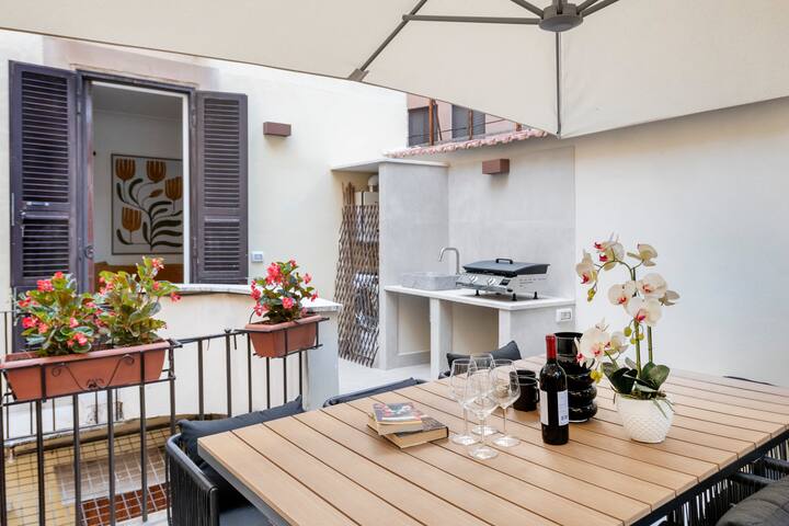 Via Genova 3 BDR w/private terrace@Monti gallery image 3