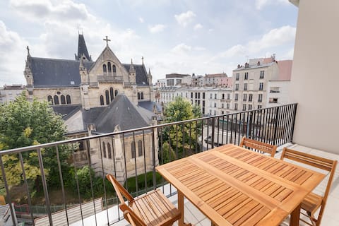 Paris Centre 20 mn, parking, rooftop, duplex neuf