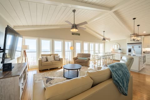 Top Airbnb: Holden Beach Oceanfront Luxury w/ Heated Pool in Holden Beach