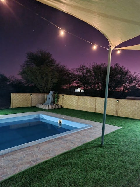 Come and enjoy a unique desert dome.