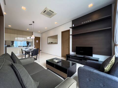 KLCC/KL Tower View, Deluxe 3BR w/ Bathtub,Parking