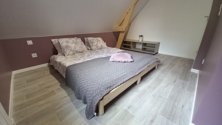 Vitanda 2 vya 80/200 ambavyo vinaweza kukusanywa ili kuunda kitanda cha sentimita 160-200, urefu wa sentimita 32 