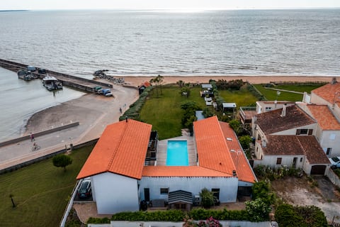 Villa pool sea view and beach access Chatelaillon