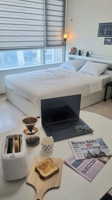 [Modern&Clean] Vacation Station 30 seconds on foot/Business trip welcome/Winter bedding/Modern clean house