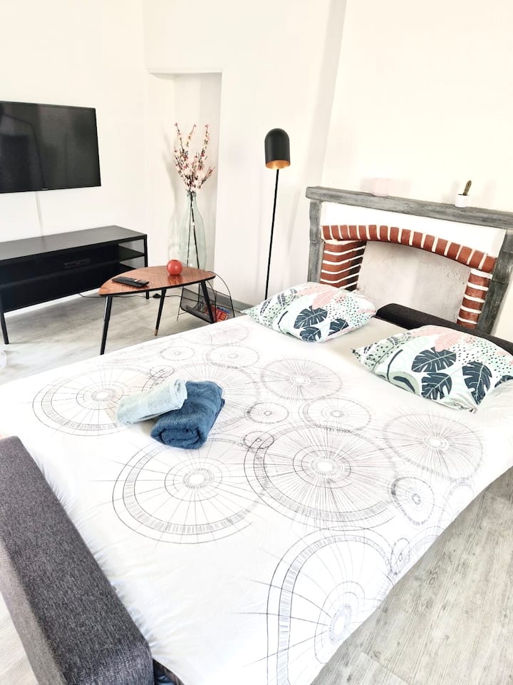 コンバーチブル2人掛けソファベッド