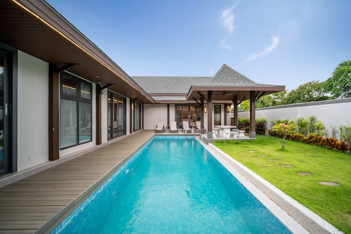 #96 六卧轻奢别墅 | 私人泳池 | 入住期间免费打扫 - Phuket