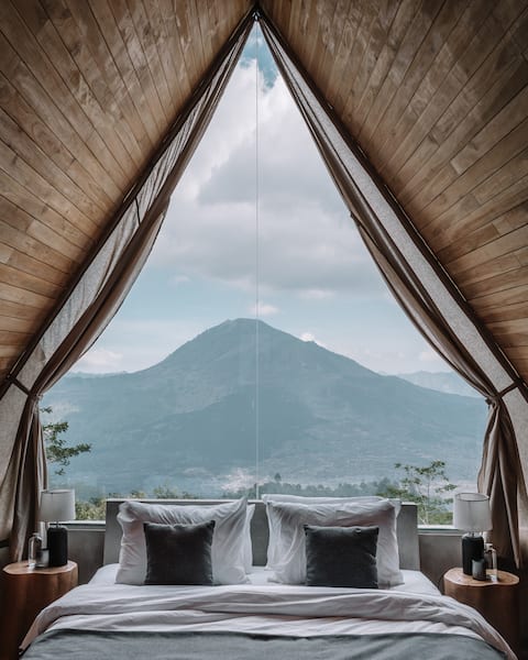 Cabin in Kintamani with Volcano View - Damai Cabin
