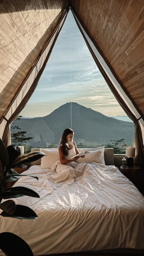 Cabin in Kintamani with Volcano View - Damai Cabin