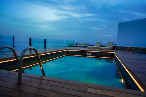 Spectacular Pool Cycladic House- Aegean View
