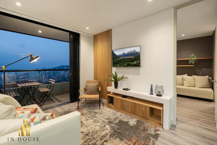 Wall 2802-stylish Haven With City Views In Poblado - Envigado