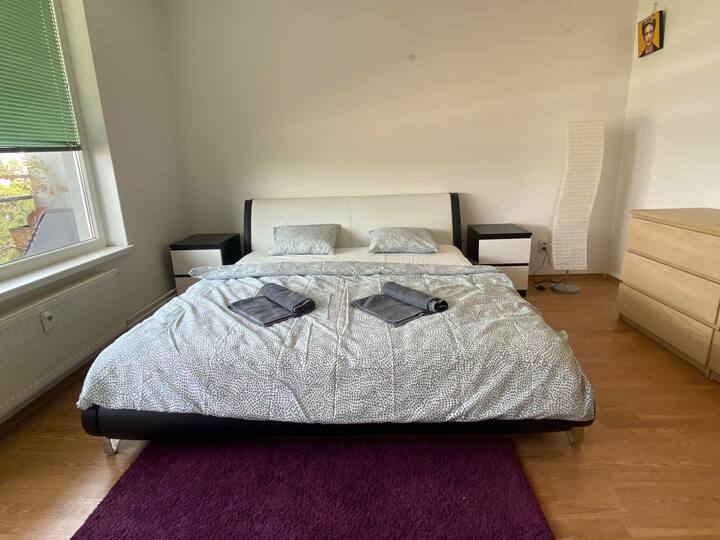 curl up in a comfortable bed :) 