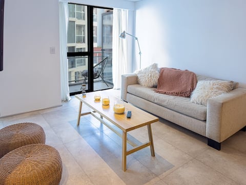 Successful Airbnb property: Playa Grande, steps from the ocean, with air conditioning in Leandro N. Alem