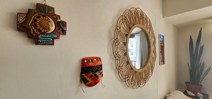 Elevated Boho 2br W/ Ac, Pool, Fast Wifi, Barranco - Perú