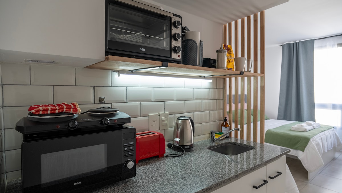 Monoambiente remodelado en Retiro
