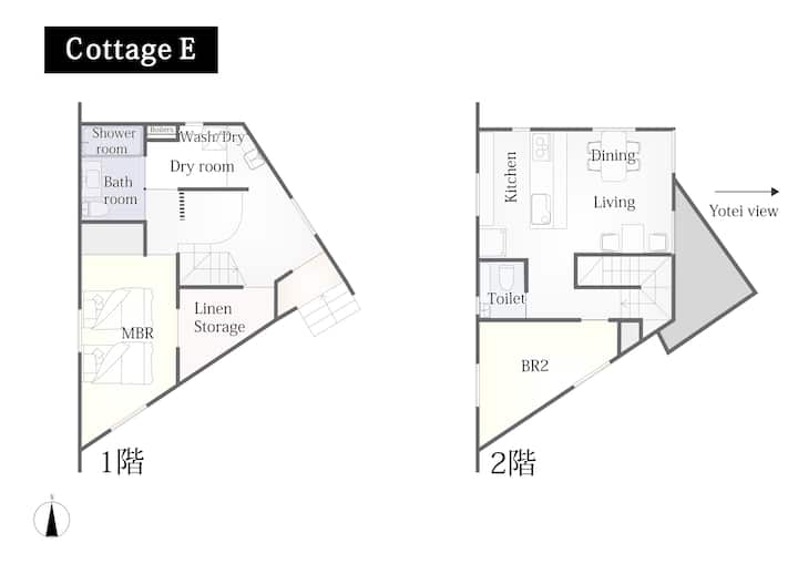 Nhc Cottage E Green Season - Niseko
