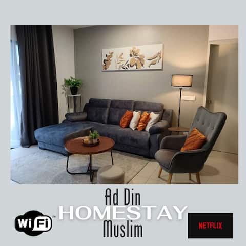 Ad Din Muslim Homestay, COZY, Wifi & Netflix