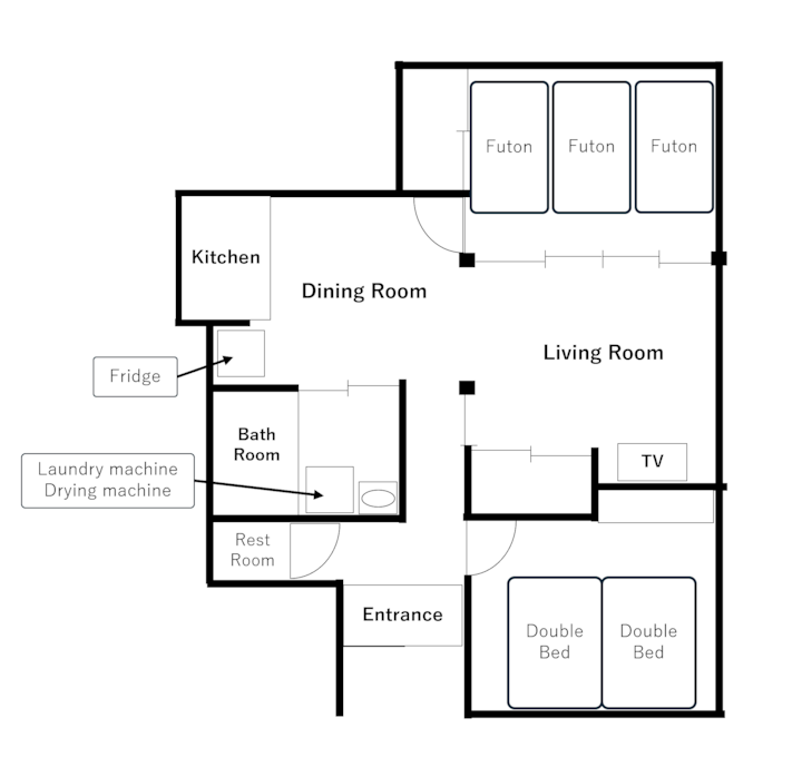 Itoshima/2br/7pax/carpark/family Friendly/peaceful - 唐津市