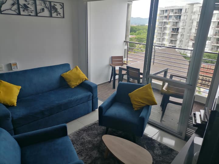 Apto Acogedor Con Wi-fi, Bbq Y A/a - Girardot