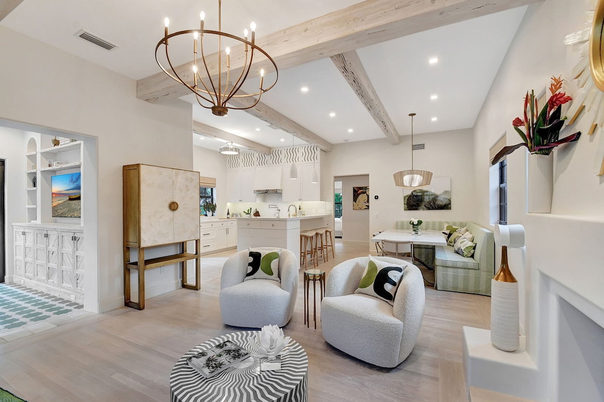 The open floor plan is perfect for spending time together.