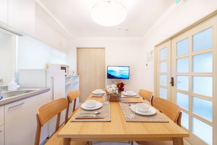 【瑞月苑３】【MUJI+貸切メゾネット】池袋駅8分・新宿1駅！観光・出張に最適！53㎡のゆったり空間