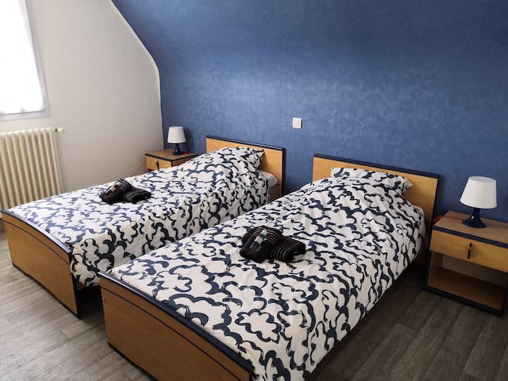 Chambre 2 lits simples 1er étage
