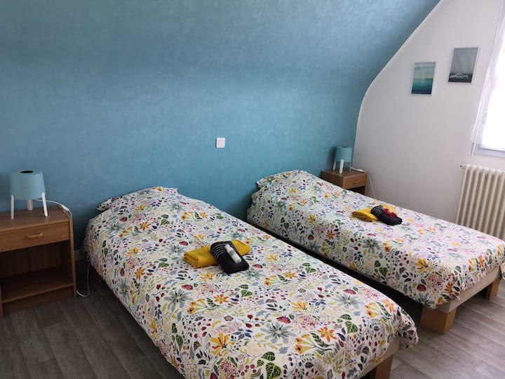 Chambre 2 lits simples 1er étage