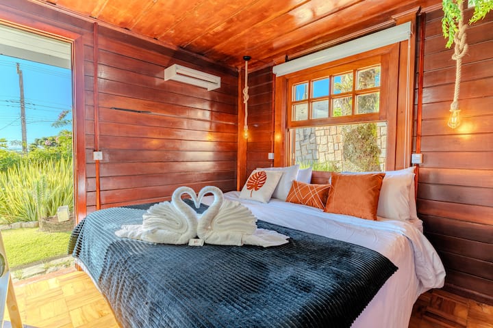 En la casa dos, cama king