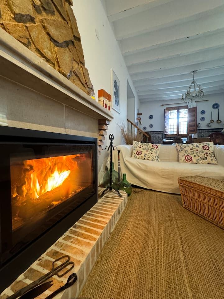 Villa Rural S.xix Luz, Tranquilidad Y Naturaleza. - Blanca