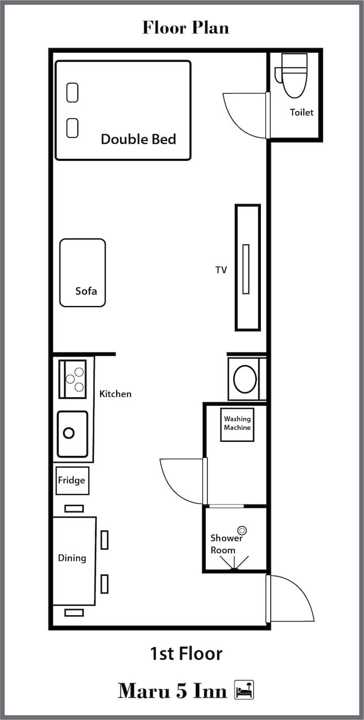 Maru5-1｜1-min To Subway｜ueno/akihabara｜sleeps 3 - Asakusa
