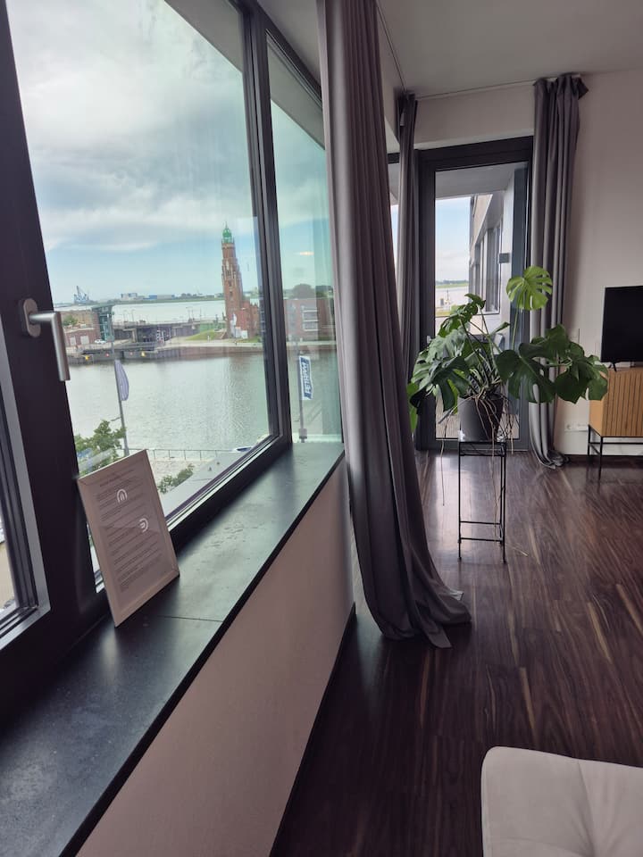 Harbor Suite - Parking, Two Barthroom, Sea View - Bremerhaven