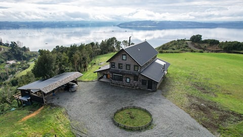 Chiloe, Patagonia.
An amazing family house.