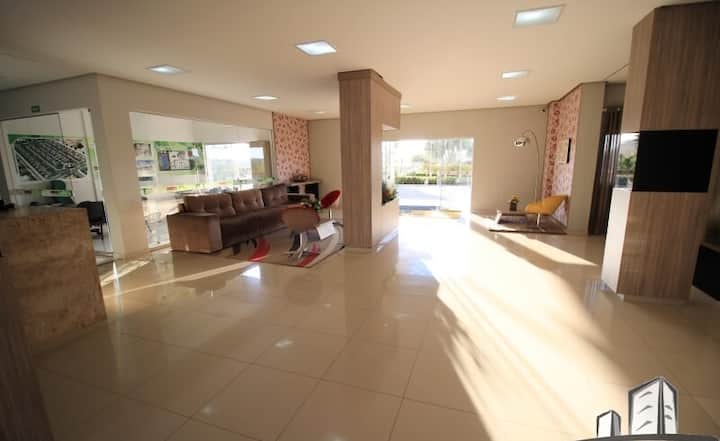 Flat 1 Dormitório Lagoa Quente - Caldas Novas