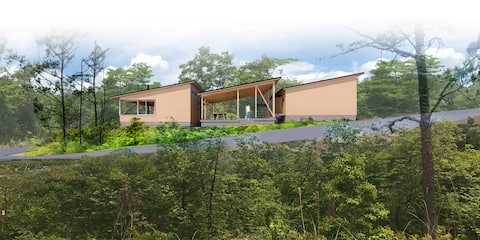 Experience meeting the trees in a cottage surrounded by nature on all sides