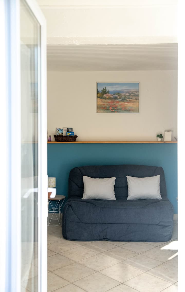 Cozy Studio With Kitchenette And Air Conditioner - Saint Paul de Vence
