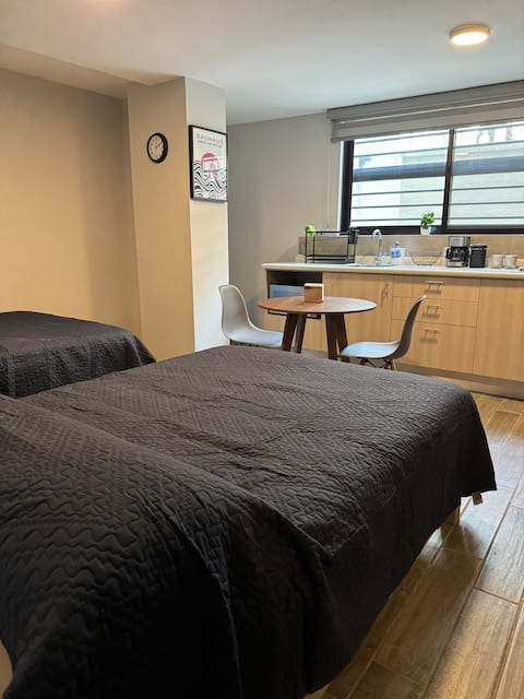 Loft with 2 Queen-Size Beds | Near UANL