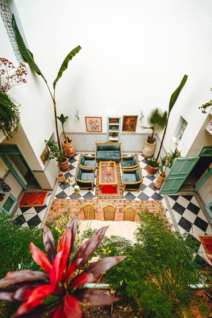 Riad Privé 8 Chambres Piscine Jusqu'à 16 Pers - Marrakech