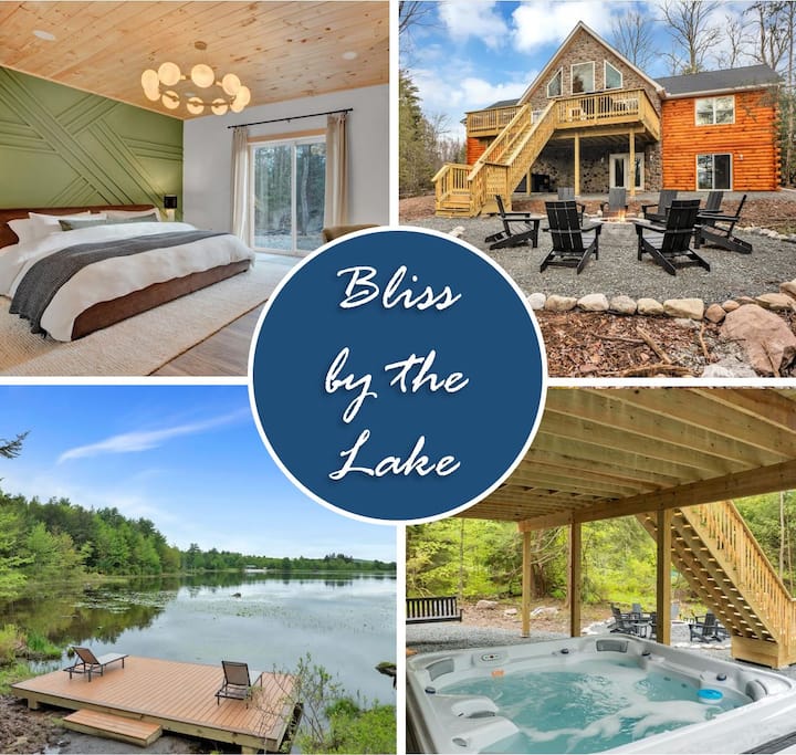 Lakefront Kayaks Sauna MovieRoom FirePit HotTub