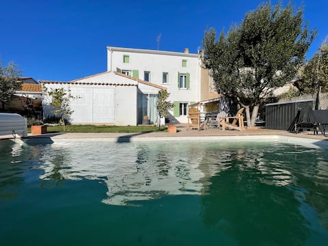 Villa with Private Pool – Capestang – Close to Nar