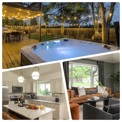 10 Beds, Pickleball, Pool Table and Hot Tub