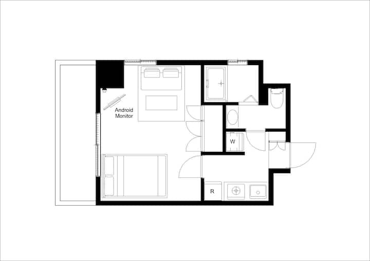 4 Minutes Walk From Higashi-shinjuku Station/1001 - Shinjuku