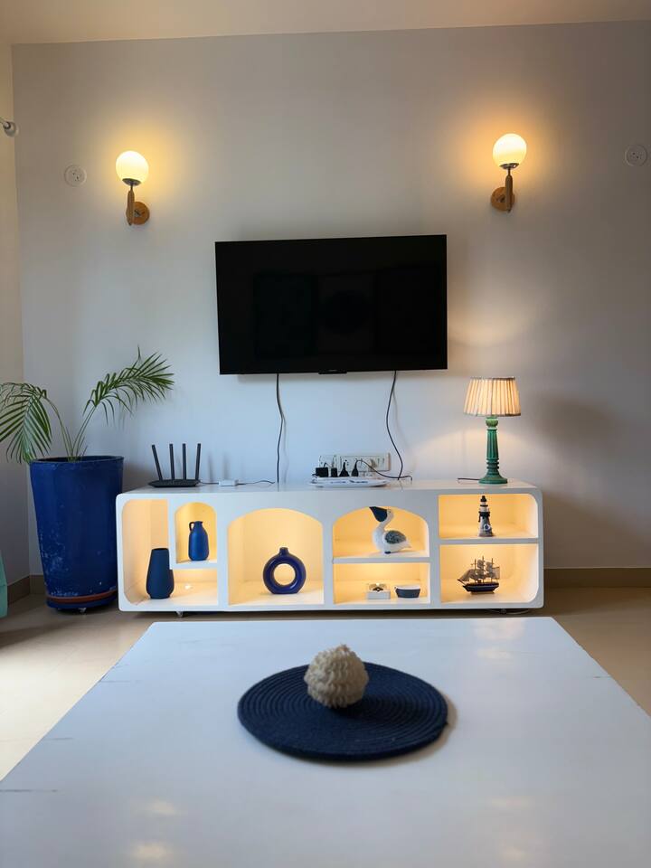 Romantic Ocean Themed Beautiful Cozy Spacious 1bhk - Anjuna