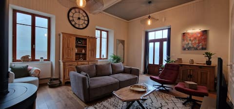 "Lilas" cottage 105 m2 ground floor, wood stove, 50 m2 terrace