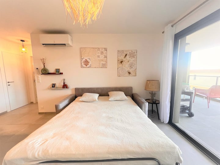 !Cosy Chic! 4pers Vue Mer - Plage Et Centre Ville - Propriano