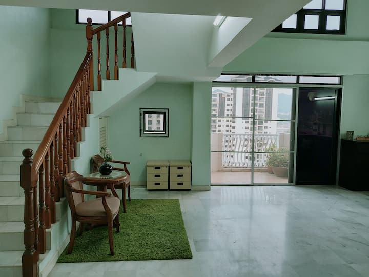 Radi se o dvokatnom penthouseu.